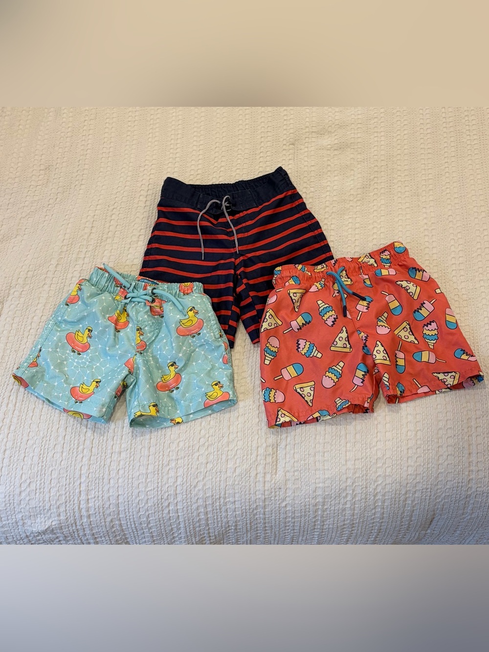 Toddler Boys Bathing Suit Swimsuit Swim Trunks Bundle of 3 Size 3T